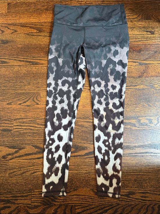Playground Pants - High-Waist Leopard Print Leggings - Black and Cream